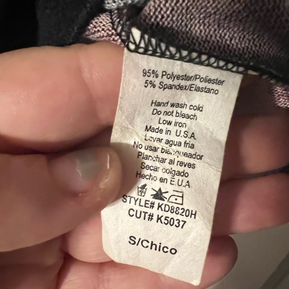 Small plaid boutique sleeveless dress cowl neck sweater Buffalo checkered - Picture 7 of 8